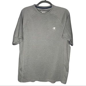 Champion Double Dry Grey Men's T-shirt Size Large